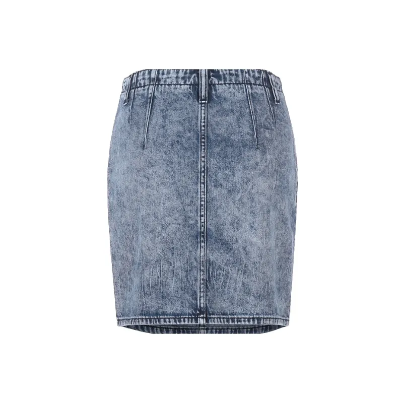 ARMANI EXCHANGE Denim Short Skirts Women's Denim Blue-1