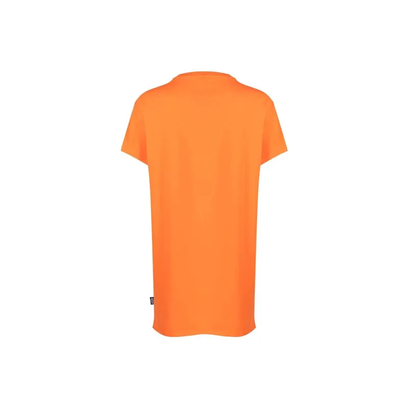 MOSCHINO Short Sleeved Dresses Women's Orange-1