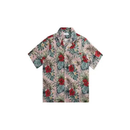 RHUDE Hawaiian Logo Rayon Shirt 