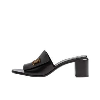Burberry Monogram Motif Leather Mules