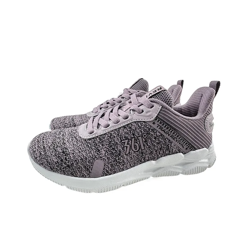 361° Lightweight And Wear resistant Low Top Sports Casual Shoes Women's Haze Purple-3
