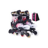 Black Shoe+Pink Roller Skate Bags
