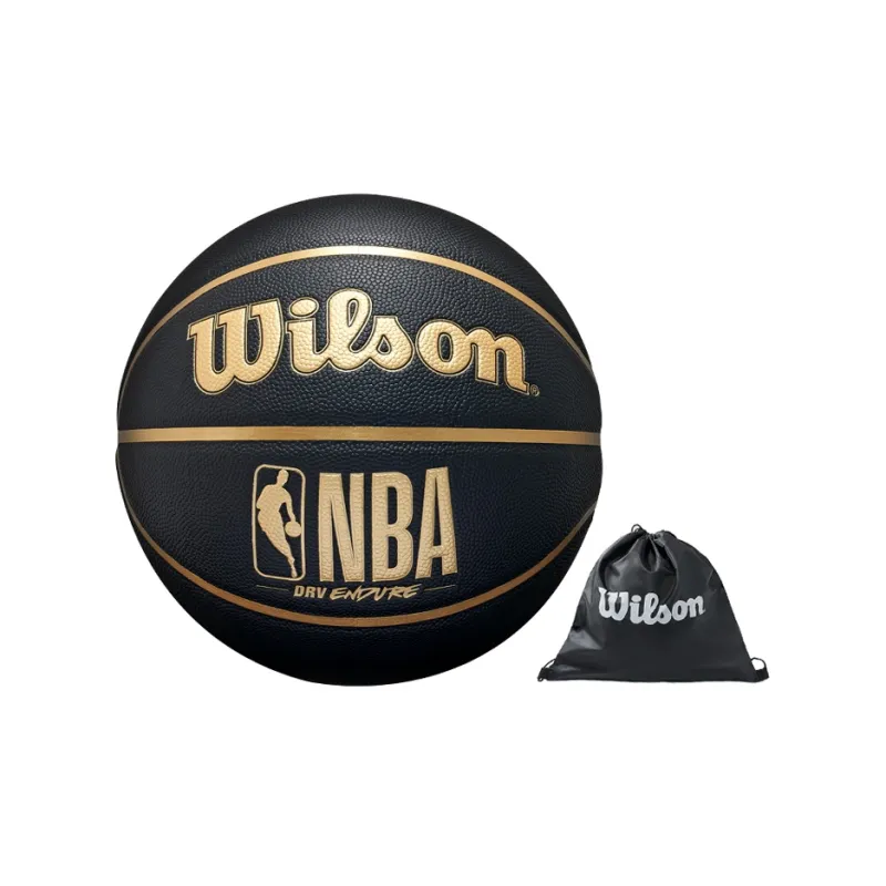 Wilson NBA PU Basketball Black Gold Size 7 Ball Training Unisex-6