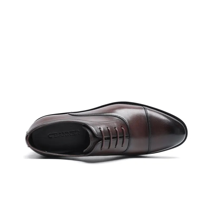 C°BANNER Dress Shoes Men Low-Top Brown-3