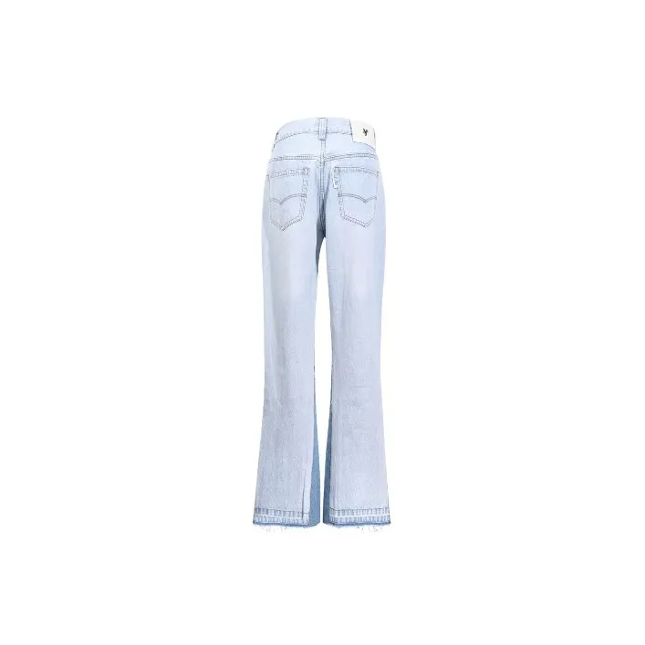 ONOFFON Flared Pants Jeans Unisex Blue-1