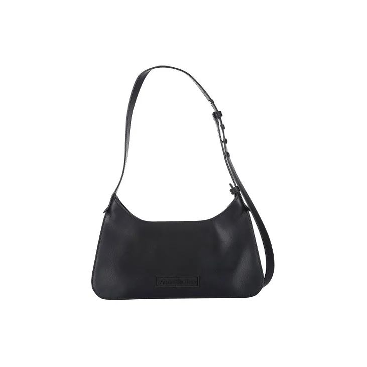 Acne Studios Platt Series Lambskin Portable Crossbody Bag, Shoulder Bag Mini Women's Black-0