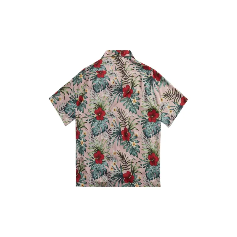 RHUDE Hawaiian Logo Rayon Shirt-1