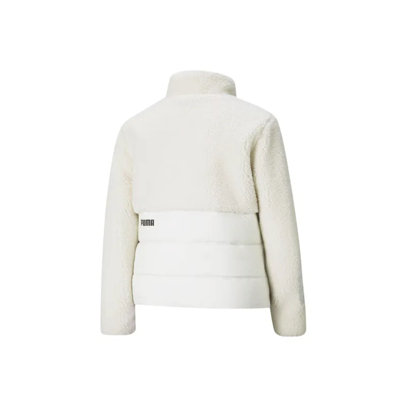 PUMA Velvet Jackets Women's White-1