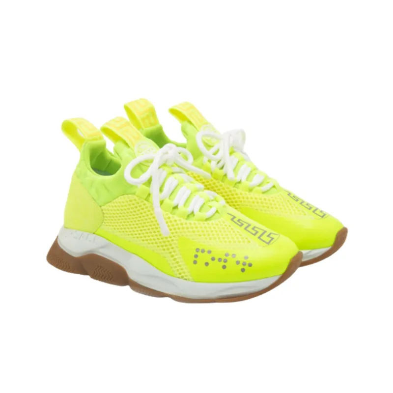 VERSACE Cross Chainer Neon Yellow-1