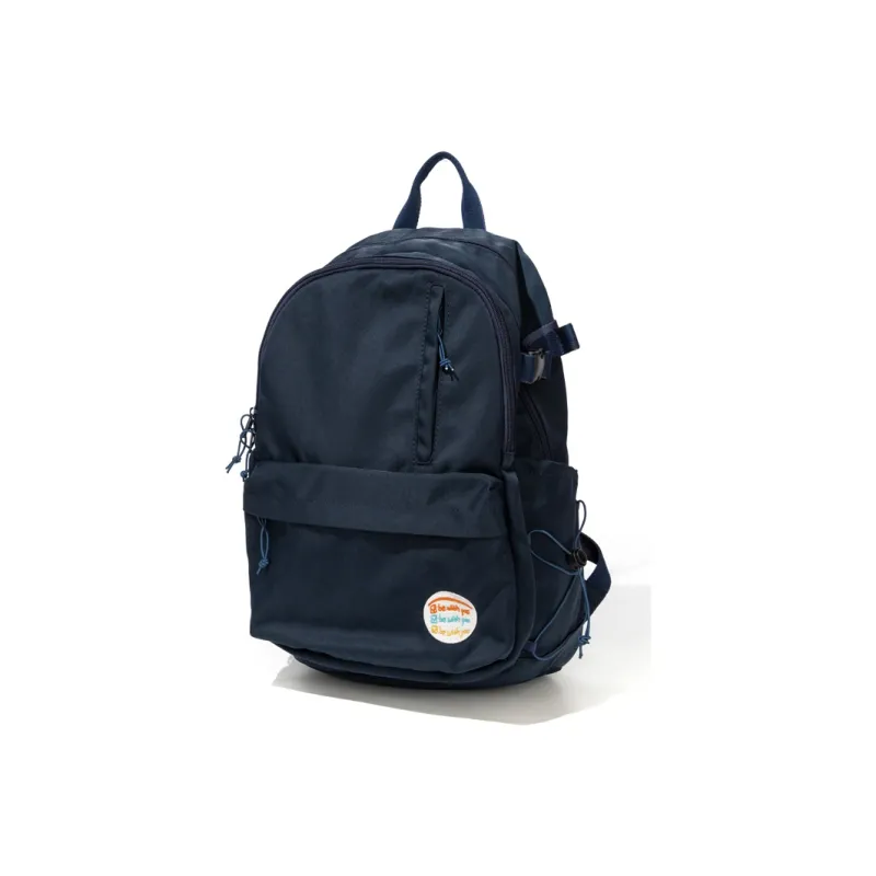 SHUNYIDE Nylon Backpack Regular Unisex Oxygen Girlish Yellow/Dark Cool Navy/Oat Haze Gray-5