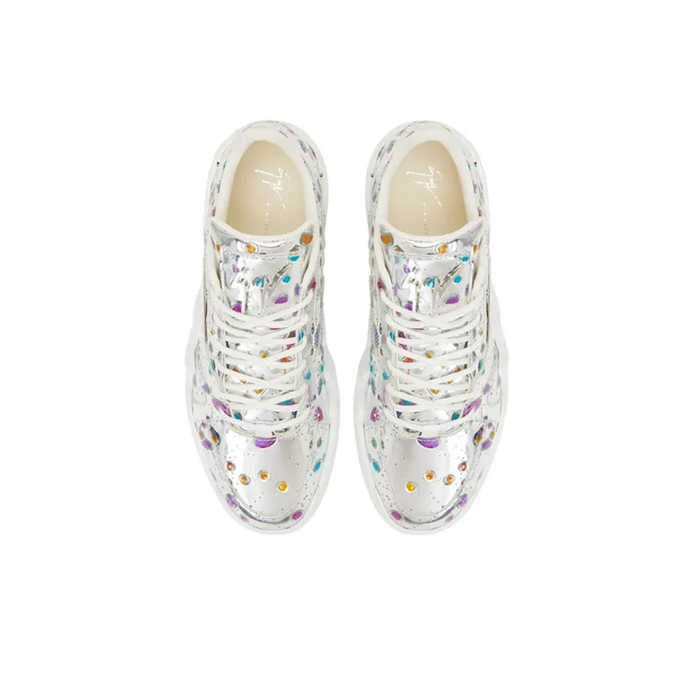 Giuseppe Zanotti Talon Abstract print Sneakers-4