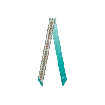 LONGCHAMP Silk Scarves Women's Green
