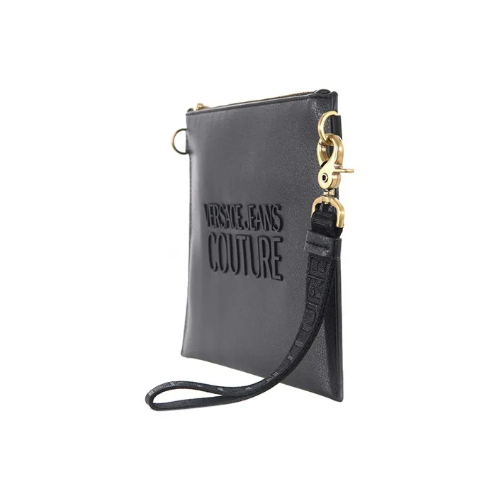 VERSACE JEANS COUTURE Polyurethane Clutch Regular Men's Black-2