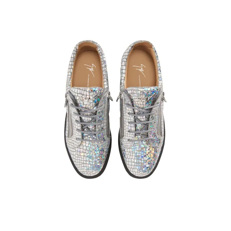Giuseppe Zanotti Frankie Kaleido Metallic Effect Sneakers-4