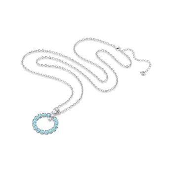 Swarovski Exalta Rhodium Plated Faux Crystal Necklaces Women's