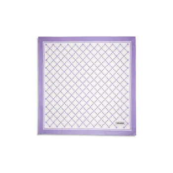COACH Silk Scarf Women's Purple