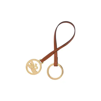 LONGCHAMP BOX-TROT Keychain Women's Brown