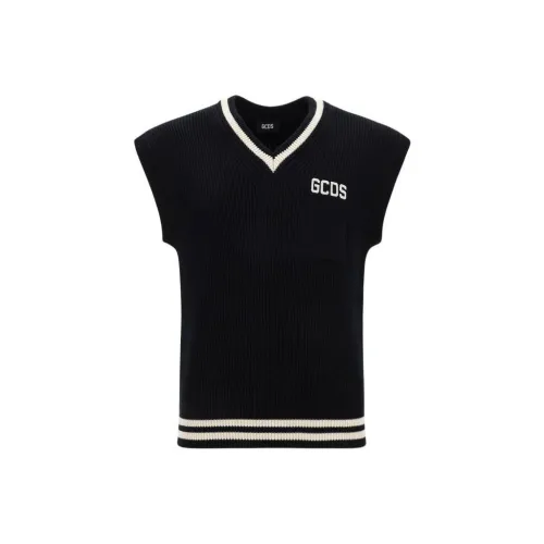 GCDS Vests Men Black