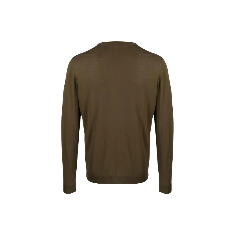 ROBERTO COLLINA Long Sleeved Crewneck Sweater-1