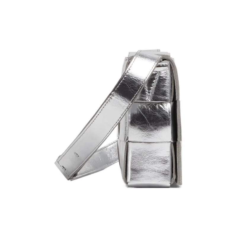 Bottega Veneta Intreccio Cassette Silver-1