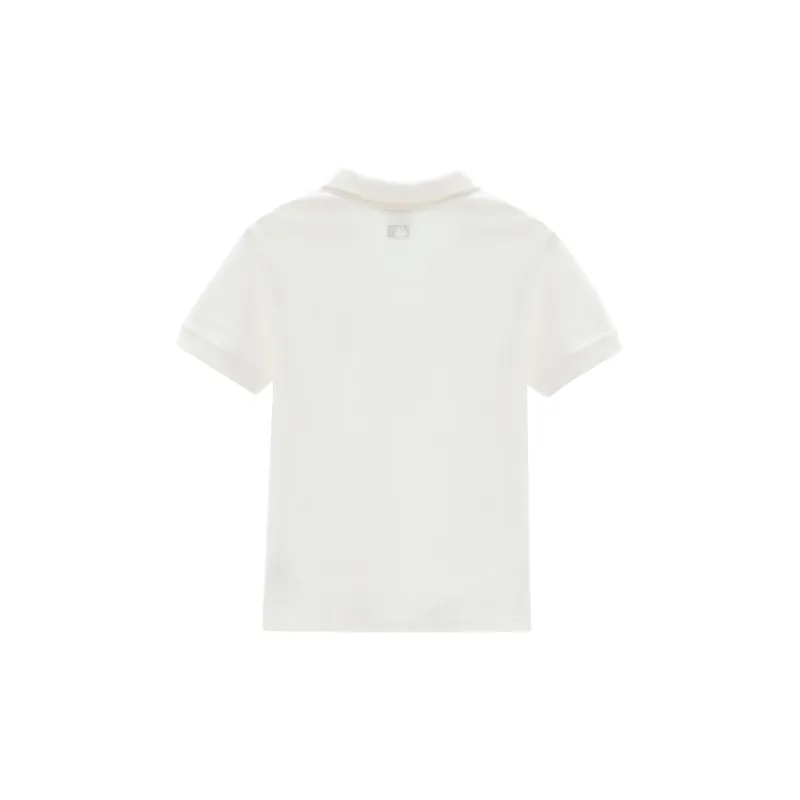 MLB Polo Shirt Unisex Cream White-1