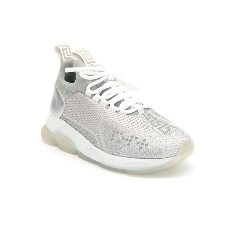 VERSACE Cross Chainer Silver Grey-2