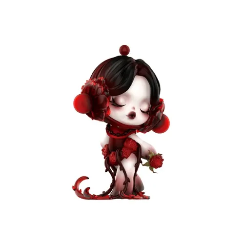 POP MART SKULLPANDA Valentine
s Day Limited Edition Figure Hang Tag Box 9cm