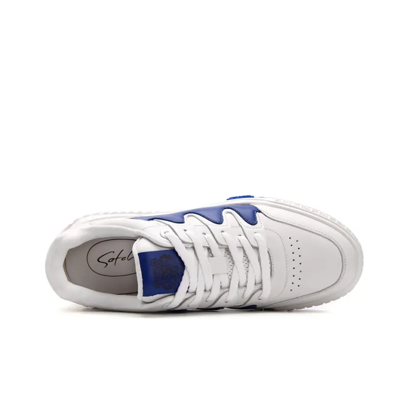 Satchi Skateboard Shoes Men Low Top Blue-3