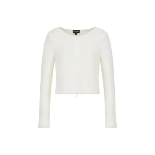 EMPORIO ARMANI Cropped Coat Women's White