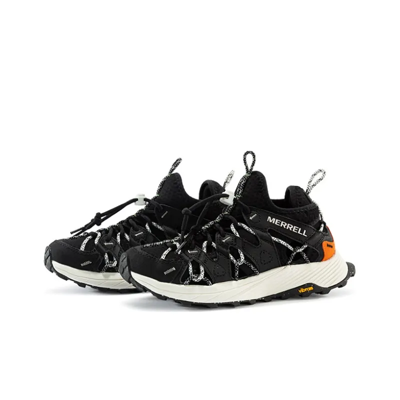 MERRELL Moab Flight Sieve Mid-Top Outdoor Shoes Men's Black White-1