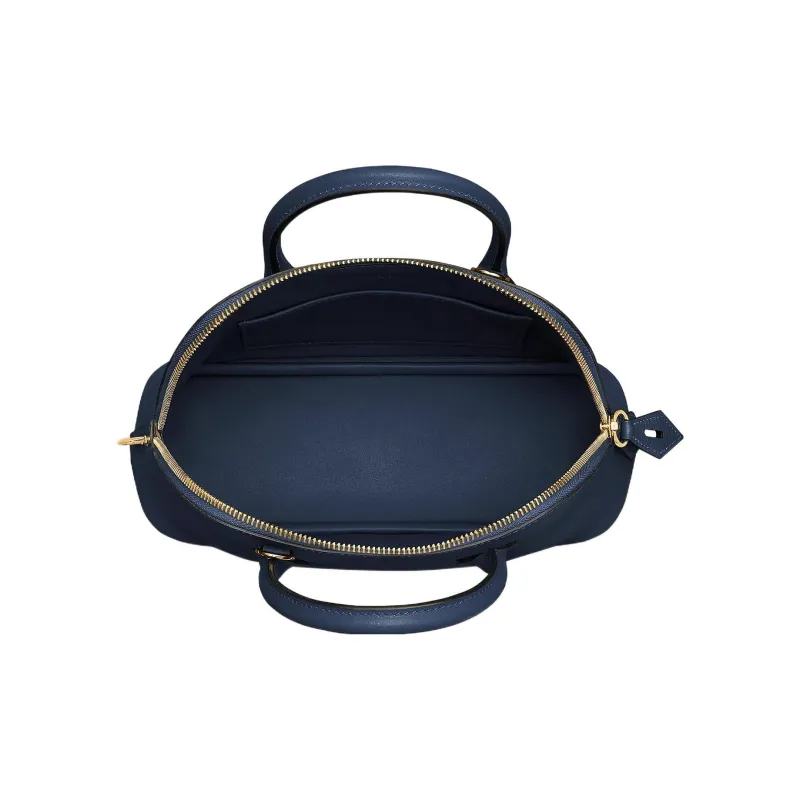 HERMES Bolide Evercolor Calfskin Bowling Bag Crossbody Handbag Women's 2Z Bleu Nuit Midnight Blue-3