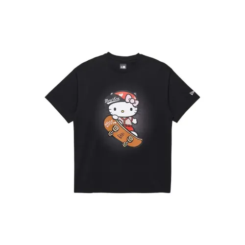 Hello Kitty X New Era T-Shirts Unisex Black