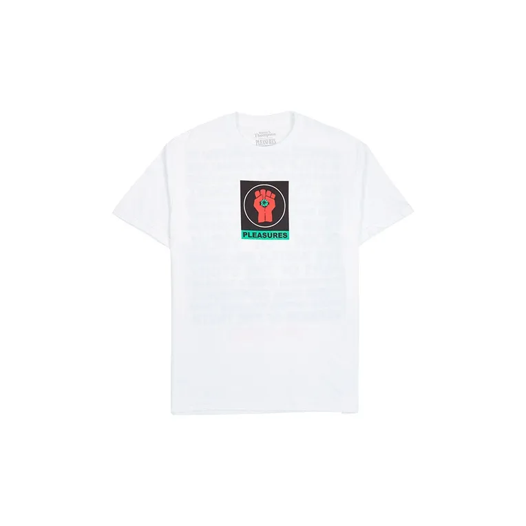 PLEASURES X NEW ORDER T-Shirts Men White-1