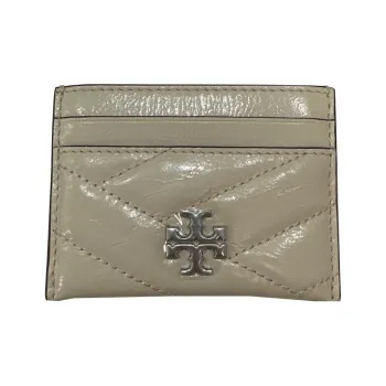 TORY BURCH Sheepskin Card Holder Women's Cream White