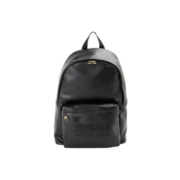 VERSACE JEANS COUTURE Polyurethane Backpack Regular Men's Black