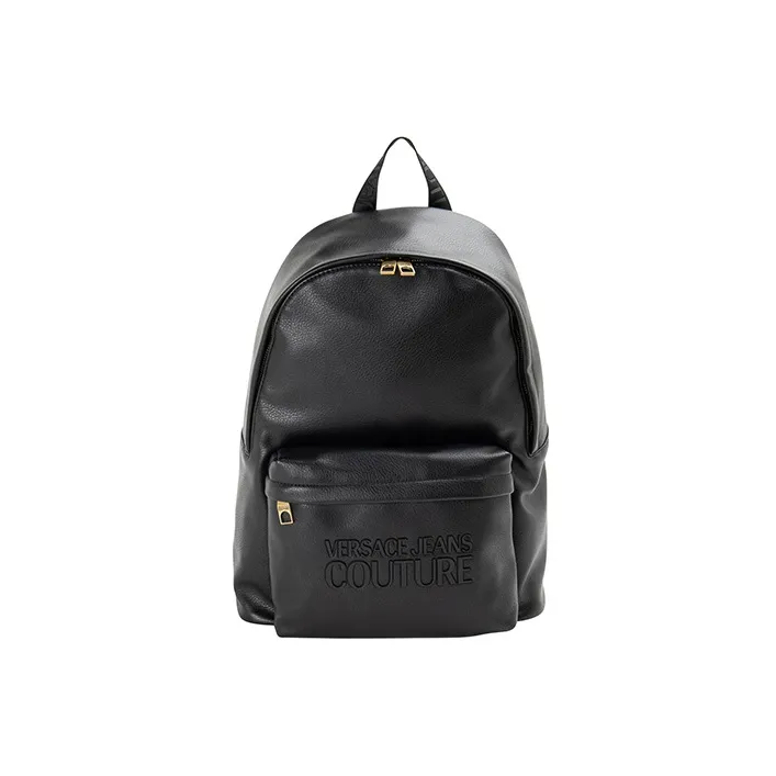 VERSACE JEANS COUTURE Polyurethane Backpack Regular Men's Black-0