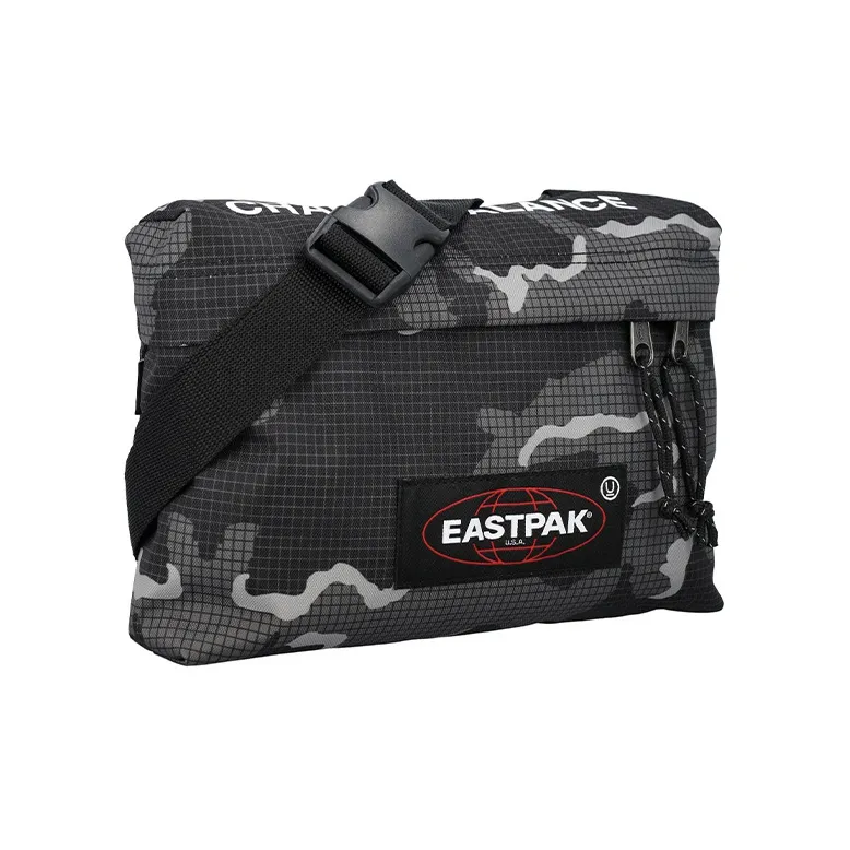 EASTPAK Polyester Shoulder Bag, Crossbody Bag Unisex Black/Camouflage-2