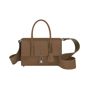 HERMES New Drag 22 Evercolor Leather Handbags Crossbody Bags Women's D0 Beige De Weimar Dog Beige