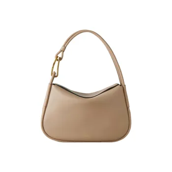 Mulberry Calfskin One Shoulder Handbags Women's Maple Leaf Brown