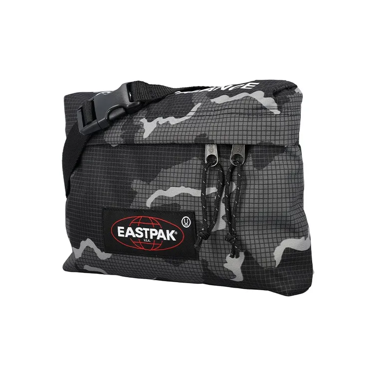 EASTPAK Polyester Shoulder Bag, Crossbody Bag Unisex Black/Camouflage-1