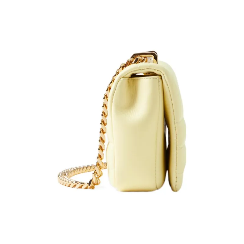 Burberry Lola Bag Sheepskin Lola Bag, Crossbody Bag, Shoulder Bag Women's Cold Lemon-2