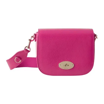 Mulberry Darley Leather Briefcase Clutch Shoulder Bag Crossbody Bag Small Size Women's Pink