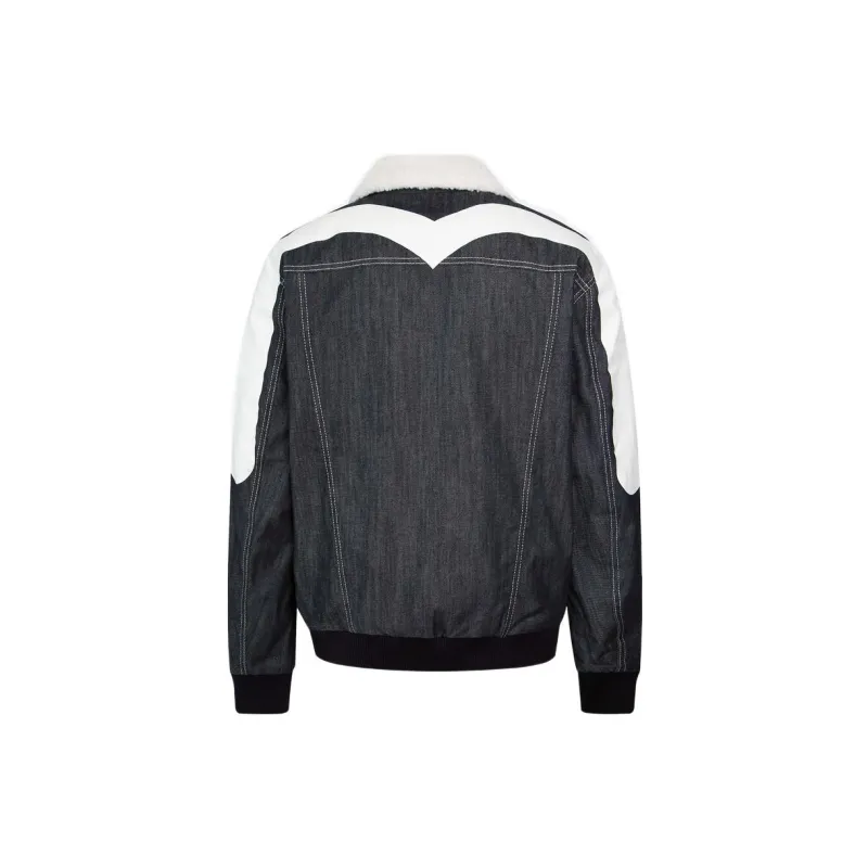 EVISU Denim Jackets Men Denim Blue-1