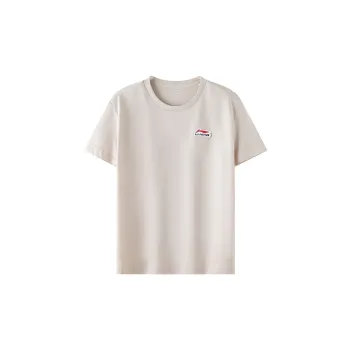 LiNing T Shirt Men's Silver Fish Gray