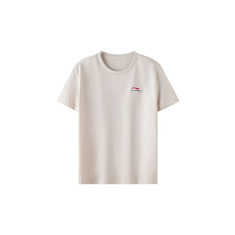 LiNing T Shirt Men's Silver Fish Gray-0