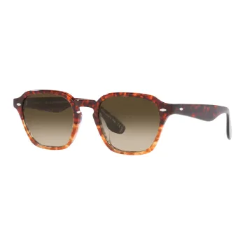 Oliver Peoples Sunglasses Unisex Red Brown