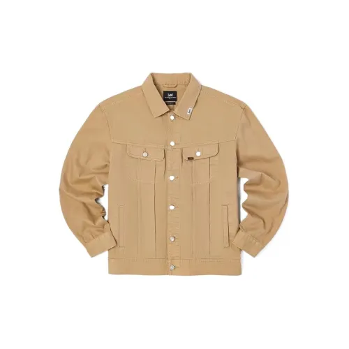 Lee Denim Jackets Men Khaki