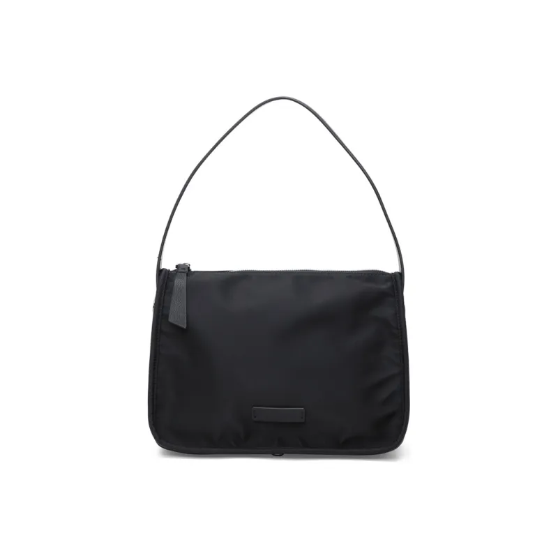 RUIGOR Fabric Shoulder Bag, Crossbody Bag, Messenger Bag, Handbag Large Size Women's Black-1