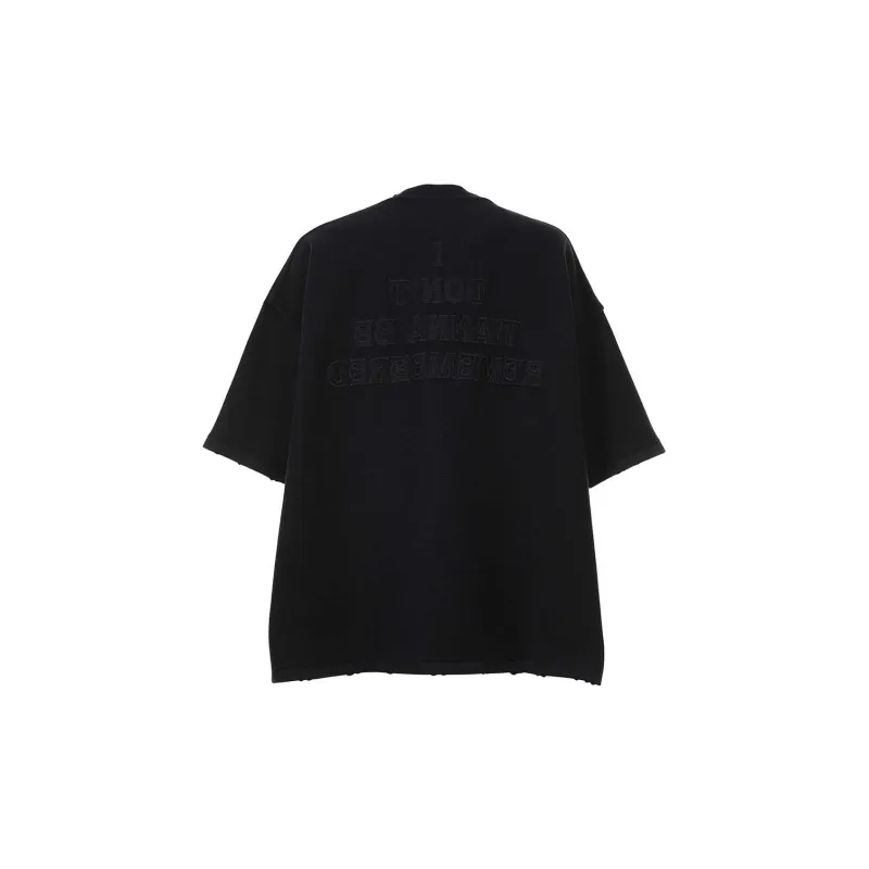 Vetements Dirty Unknown Embroidered Oversized T Shirt-1