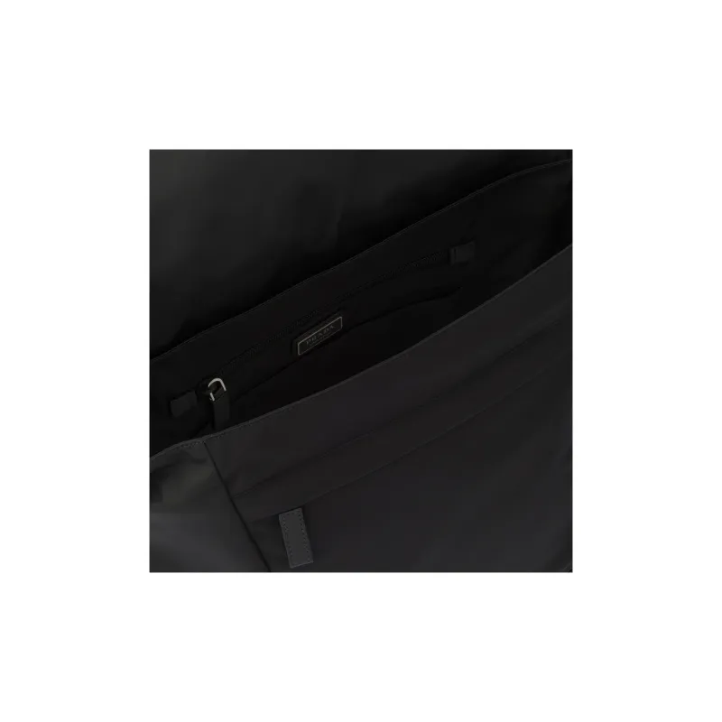 PRADA Fabric Messenger Bag Crossbody Bag Shoulder Bag Men's Black-4